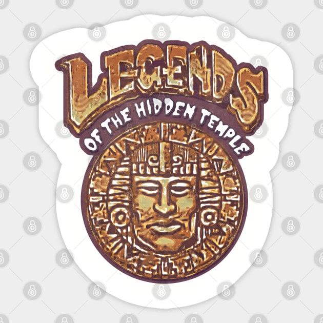 Legends of the Hidden Temple Sticker by creativespero